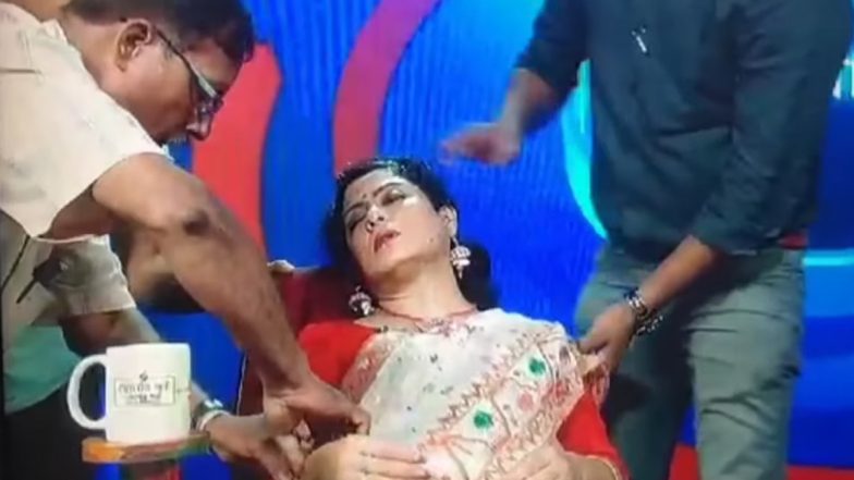 DD Bangla News Anchor Lopamudra Sinha Faints During Live Telecast on Heatwave, Shares Health Update After Video Goes Viral