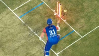Unlucky! David Warner Dismissed After Ball Spins Back and Hits Stumps As He Misses Ramp Shot During LSG vs DC IPL 2024 Match (Watch Video)