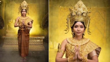 Devyani Khobrogade, Indian Ambassador to Cambodia, Dresses Up as 'Khmer Apsara' by Wearing Traditional Cambodian Attire to Wish Cambodians on Khmer New Year (See Pics)