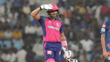 Dhruv Jurel Pays Tribute to His Army Veteran Father With ‘Salute’ Celebration After Scoring Maiden IPL Half-Century During LSG vs RR IPL 2024 Match (Watch Video)