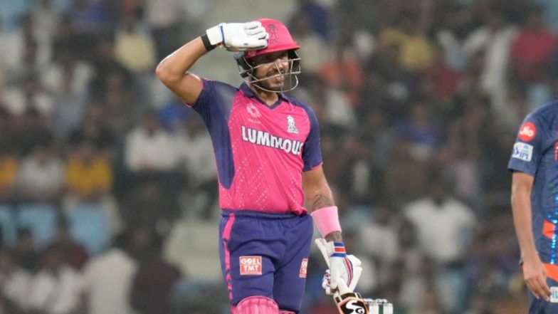 Dhruv Jurel Pays Tribute to His Army Veteran Father With ‘Salute’ Celebration After Scoring Maiden IPL Half-Century During LSG vs RR IPL 2024 Match (Watch Video)