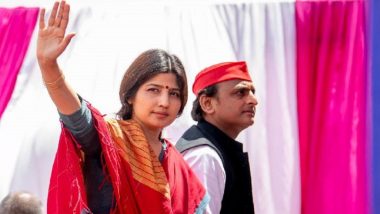 Akhilesh, Wife Dimple Lead in UP