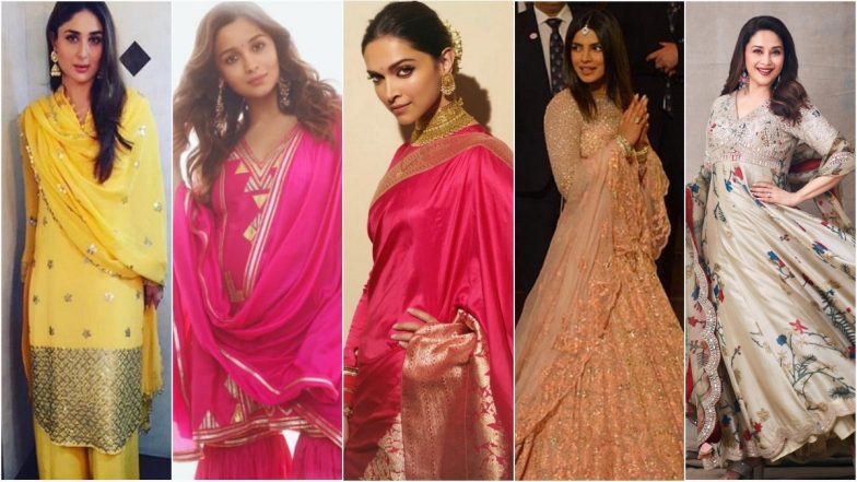 Eid 2024 Looks Inspired by Bollywood Actresses! Saree or Sharara Suit, 5 Ethnic Outfits To Elevate Your Celebration