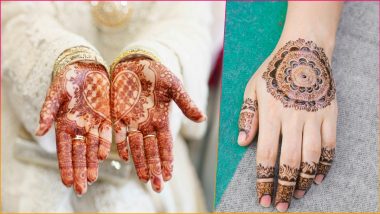 Eid Mehndi Designs 2024 For Front Hand and Back Hand: Beautiful Gol Tikki Mehndi Designs and Arabic Mehndi Patterns to Apply For Eid ul-Fitr Celebrations
