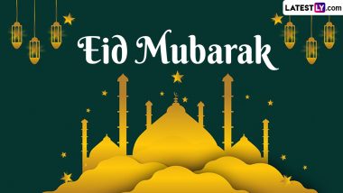 Eid Mubarak 2024 Wishes and Greetings: Spread Festive Cheer in Advance by Sending WhatsApp Status, Chand Raat Mubarak Images, Wallpapers, SMS, Quotes, and Eid al-Fitr Messages to Your Near and Dear Ones