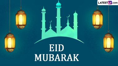 Eid Mubarak 2024 Wishes and Eid al-Fitr Greetings: Celebrate Eid With Your Loved Ones by Sharing WhatsApp Messages, Wallpapers, Quotes and Images