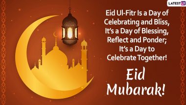 Eid al-Fitr Wishes, Eid Mubarak 2024 Messages & Greetings: Send Eid HD Images, Wallpapers, WhatsApp Status, Sayings and Quotes To Celebrate the Day
