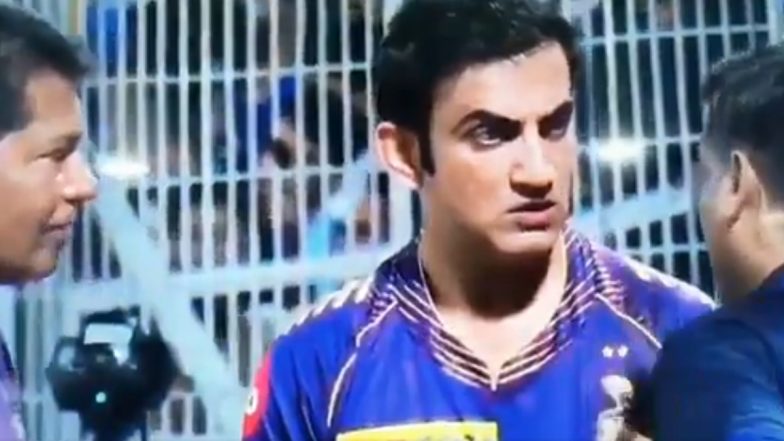 Gautam Gambhir Gets Involved in a Heated Argument With Umpire During KKR vs RCB IPL 2024 Match (Watch Video)