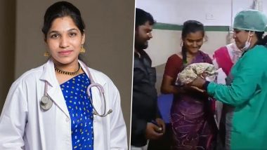 Gottipati Lakshmi, TDP Candidate From Andhra Pradesh's Darsi, Halts Her Election Campaign To Save Pregnant Woman and Unborn Baby, Performs Urgent C-Section (Watch Video)