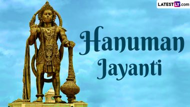 Hanuman Jayanti 2024 Greetings: SMS, HD Images, GIFs, Wishes, WhatsApp Stickers, and Wallpapers To Celebrate Lord Hanuman's Birth Anniversary