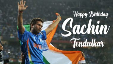 Sachin Tendulkar Birthday: Indian Cricket Fraternity Extends Birthday Wishes to Master Blaster As He Turns 51