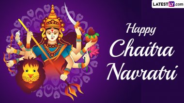 Happy Chaitra Navratri 2024 Greetings and Navdurga Photos: Share Navratri Wishes, WhatsApp Messages, Images and Quotes To Seek Blessings From Goddess Durga