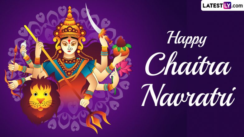 Happy Chaitra Navratri 2024 Greetings and Navdurga Photos: Share Navratri Wishes, WhatsApp Messages, Images and Quotes To Seek Blessings From Goddess Durga