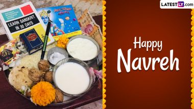 Navreh Poshte 2024 Messages and Kashmiri Hindu New Year Greetings: WhatsApp Status, Images, HD Wallpapers, Facebook Wishes and SMS for Family and Friends