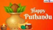 Happy Puthandu 2024 Greetings and Puthandu Vazthukal Images: Send Wishes, Wallpapers and Quotes to Your Loved Ones To Celebrate the Tamil New Year