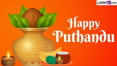 Happy Puthandu 2024 Greetings and Puthandu Vazthukal Images: Send Wishes, Wallpapers and Quotes to Your Loved Ones To Celebrate the Tamil New Year