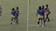 Hardik Pandya Runs Towards MS Dhoni, Hugs Him During Training at the Start of MI vs CSK IPL 2024 Match; Video Goes Viral