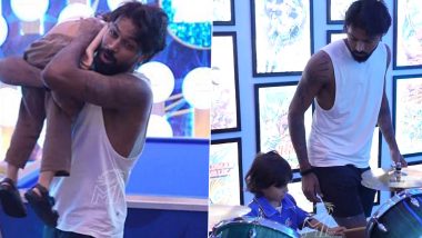 Hardik Pandya Spends Quality Time With Son Agastya Ahead of MI vs RR IPL 2024 Clash (Watch Video)