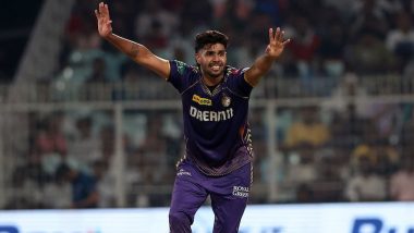 Harshit Rana Banned for One Match, Fined 100% of Fees For Breaching Code of Conduct During Celebration in KKR vs DC IPL 2024 Match