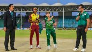 How To Watch PAK-W vs WI-W 1st T20I 2024 Live Streaming Online? Get Telecast Details of Pakistan Women vs West Indies Women's Cricket Match With Timing in IST