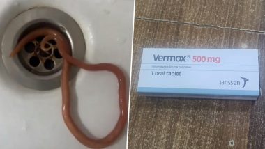 Patient Suffering From Abdominal Pain Vomits Live Worm After Consuming Deworming Tablet, Claims Pharmacist (Watch Video)