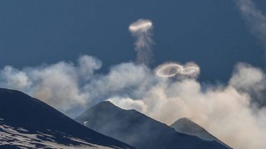 Mount Etna Puffs Out Rare Volcanic Smoke Rings, Videos and Photos Show Bizarre Phenomenon