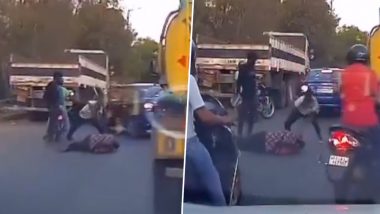 Bengaluru: Frustrated by Work Pressure, Upset Coworkers Hire Goons to Beat ‘Strict’ Senior; Five Arrested After Video Goes Viral