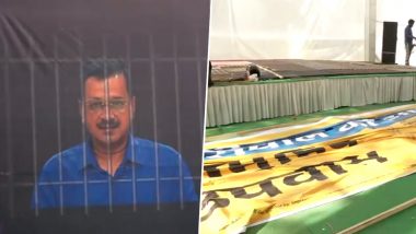 Arvind Kejriwal’s Arrest: AAP Braces for Mass Fasting Today, Party Leaders to Sit on Hunger Strike at Jantar Mantar (Watch Video)
