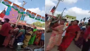 Virudhunagar Lok Sabha Elections 2024: Cash Distributed to People During Congress Candidate Manickam Tagore’s Campaign Event, Video Surfaces
