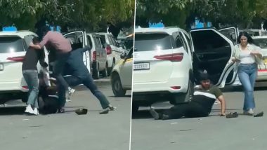 Noida Shocker: Amity University Student Dragged Out of Car and Thrashed by Four Men, Viral Video Surfaces