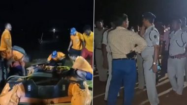 Boat Capsize in Odisha: Woman Dead, Seven People Missing as Boat Capsizes in Mahanadi River in Jharsuguda District (See Pics and Watch Video)