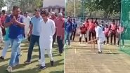 Jyotiraditya Scindia’s Son Mahanaryaman Meets Young Cricketers in Madhya Pradesh’s Guna, Hears Their Grievances (Watch Video)