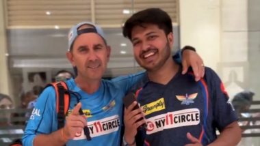 LSG Head Coach Justin Langer’s Special ‘Fenta’ Message for Shoaib Akhtar Amidst Mayank Yadav’s Success in IPL 2024 (Watch Video)