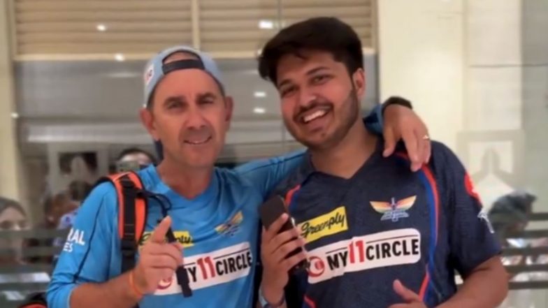 LSG Head Coach Justin Langer’s Special ‘Fenta’ Message for Shoaib Akhtar Amidst Mayank Yadav’s Success in IPL 2024 (Watch Video)