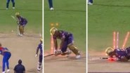 Yorked! Ishant Sharma Dismantles Andre Russell&rsquo;s Stumps With a Toe-Crushing Yorker During DC vs KKR IPL 2024 Match (Watch Video)