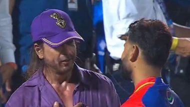 Rishabh Pant Posts Picture With Shah Rukh Khan After Meeting Him Following DC vs KKR IPL 2024 Match, Writes, 'Always Good to See You Bhaiya' (See Instagram Story)