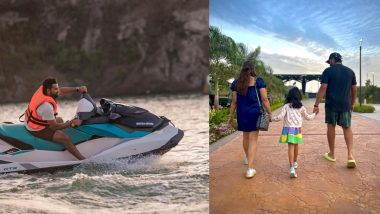 Rohit Sharma Enjoys Jet-Skiing, Spends Quality Time With Family During Mumbai Indians’ Break in the Midst of IPL 2024 (See Post)