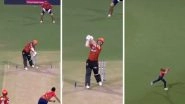 Shikhar Dhawan Catch Video: Watch Punjab Kings Captain Take A Brilliant Catch While Running Backwards To Dismiss Travis Head During PBKS vs SRH IPL 2024 Match