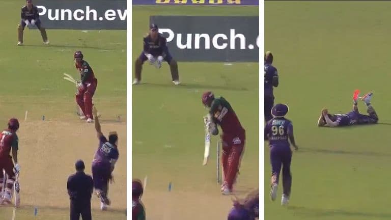 Ramandeep Singh Catch Video: Watch Kolkata Knight Riders All-Rounder Take Brilliant Diving Catch to Dismiss Deepak Hooda During KKR vs LSG IPL 2024