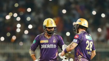 Kolkata Knight Riders Beat Lucknow Super Giants by Eight Wickets in IPL 2024; Mitchell Starc, Phil Salt Shine As KKR Beat LSG For the First Time in IPL History