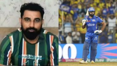 Mohammed Shami Opens Up On Rohit Sharma's Century Following MI vs CSK IPL 2024 Match, Points Out Star Opener Was 'Alone' (Watch Video)