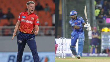 PBKS vs MI Live Score Updates of IPL 2024:  Sam Curran Wins Toss, Punjab Kings to Bowl First; Rilee Rossouw Replaces Jonny Bairstow; See Playing XI of Both Teams