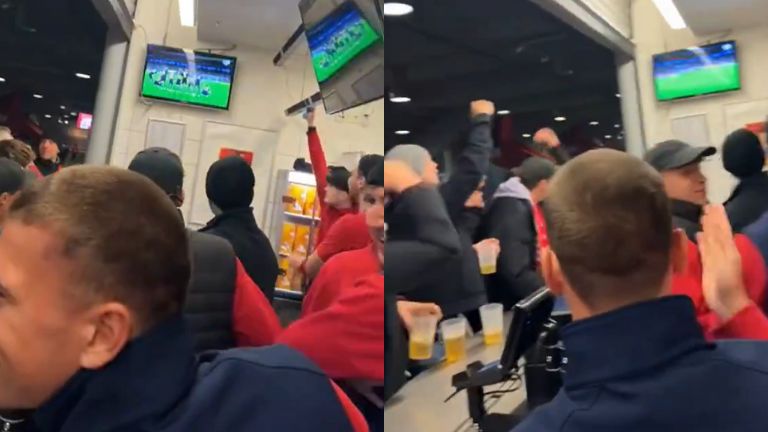 Bayern Munich Fans Celebrate After Real Madrid Defeats Manchester City in the UEFA Champions League 2023-24 Quarter Final (Watch Video)