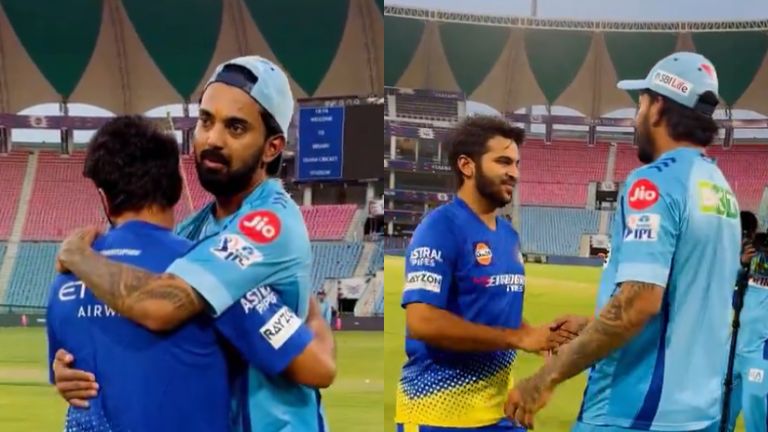 KL Rahul Gets Birthday Wishes from 'Lord' Shardul Thakur During Practice Session Ahead of LSG vs CSK IPL 2024 Match (Watch Video)