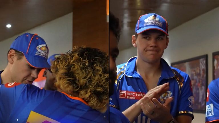 Gerald Coetzee Gets 'Best Performance' Badge by Mumbai Indians Bowling Coach Lasith Malinga After PBKS vs MI IPL 2024 Match (Watch Video)