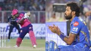 Rajasthan Royals Win By Nine Wickets | RR vs MI Highlights of IPL 2024: Sandeep Sharma's Five-Wicket Haul, Yashasvi Jaiswal's Century Power Hosts to Dominant Victory
