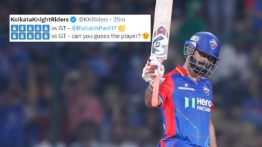 Kolkata Knight Riders Takes Cheeky Dig At Gujarat Titans After Rishabh Pant Smashes Mohit Sharma For 31 Runs In The Last Over During DC vs GT IPL 2024 Match (See Post)