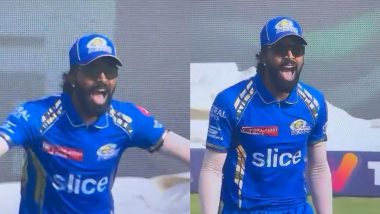 Hardik Pandya's Animated Reaction on The Field Goes Viral During DC vs MI IPL 2024 Match (Watch Video)