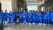 Indian Women’s Cricket Team Leaves for Bangladesh for Five-Match T20I Series (View Pic)