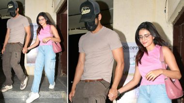 Ishaan Khatter’s Girlfriend Chandni Bainz Blushes As They’re Clicked Exiting Theatre Hand-in-Hand (View Pic)